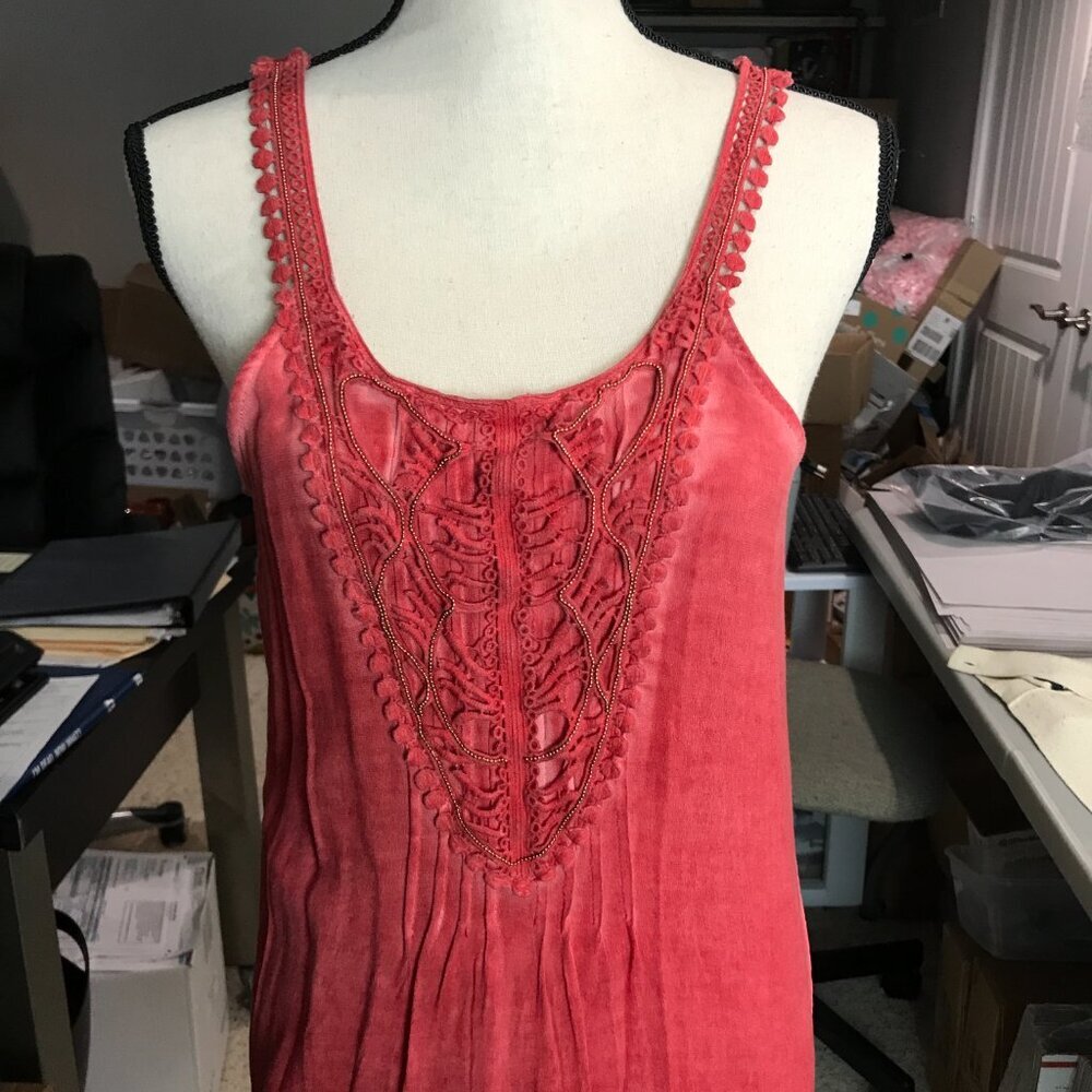 Women's Black Swan Red tank dress Size M - Picture 2 of 7